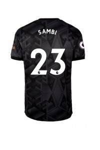 Arsenal Albert Sambi Lokonga #23 Fotballdrakt Borte Klær 2022-23 Korte ermer